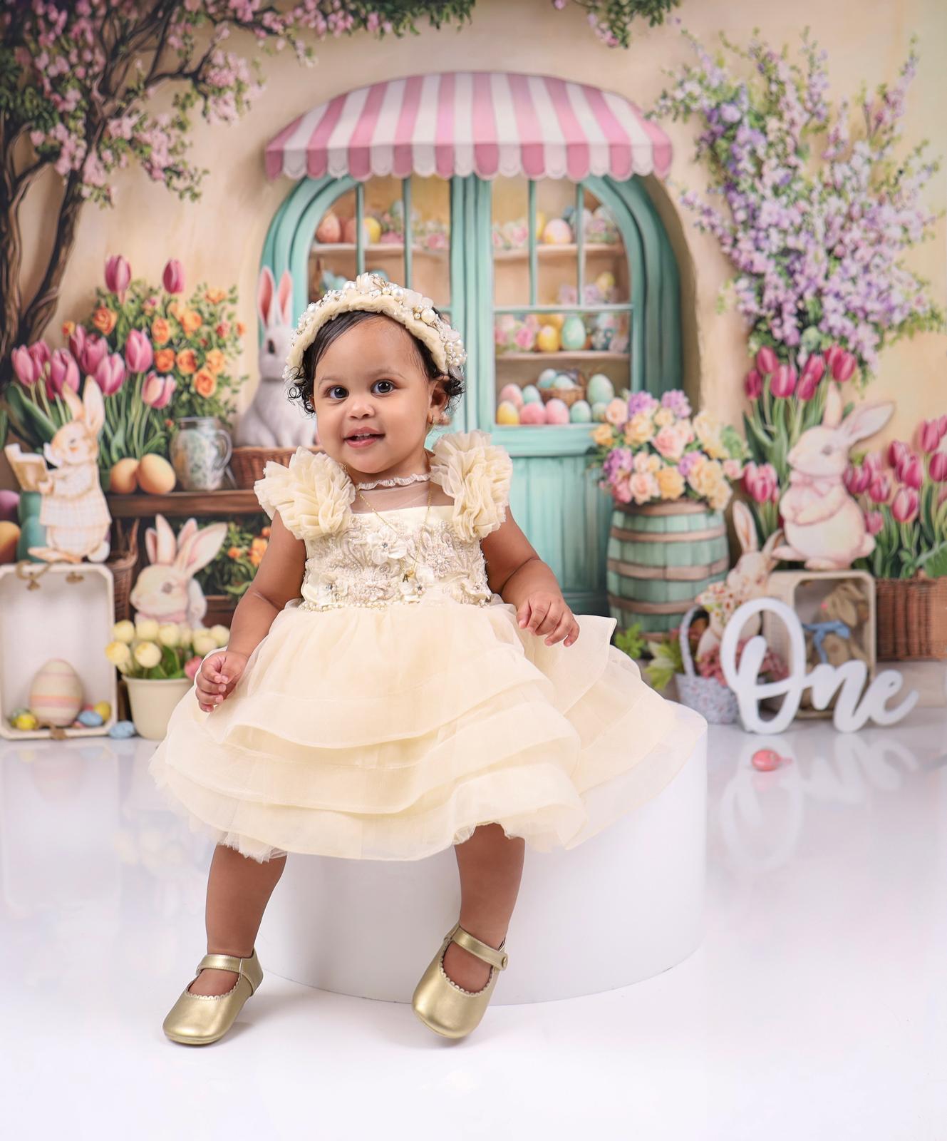 Vestido beige L-1