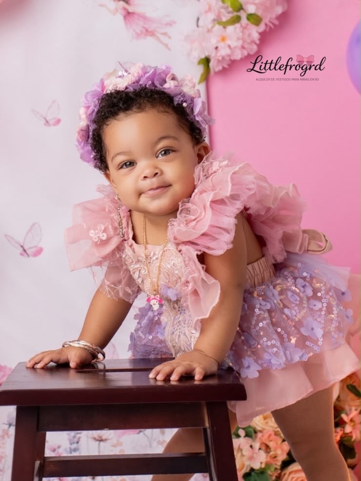 Romper lilac/rosa Ama