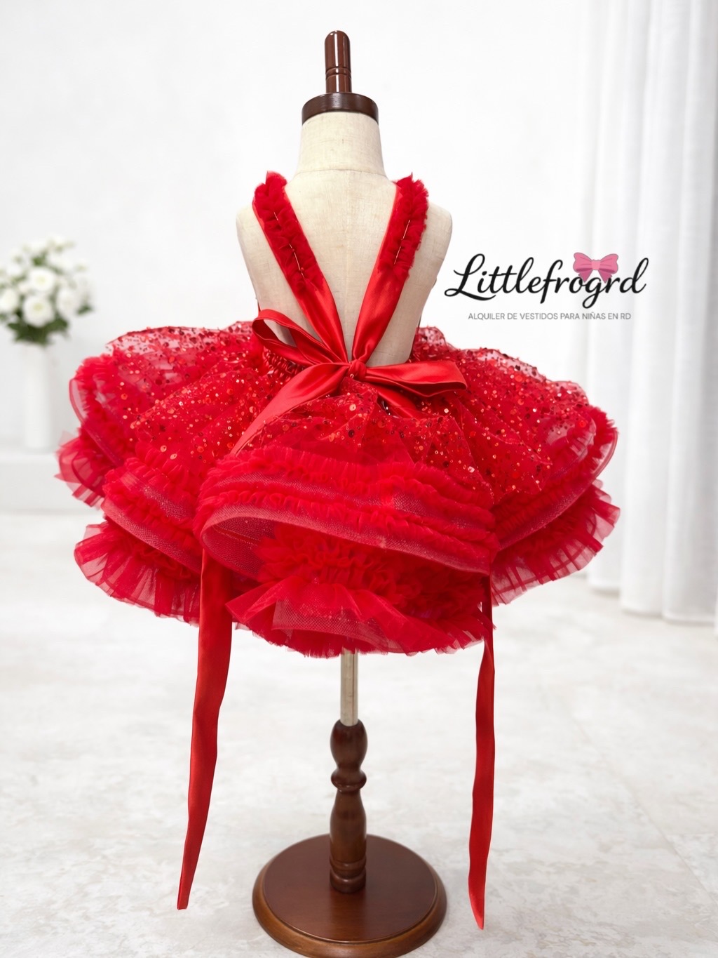 Vestido rojo Brillitos Lov